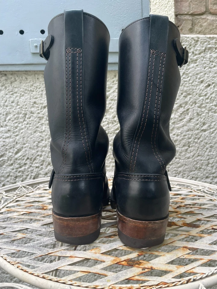 Wesco Boss Black Motorcycle Patrol Toe Size 7D - Bild 2 von 4