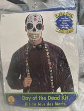 Rubie's Rubie's Deluxe Day Of The Dead Mens Costume Kit New