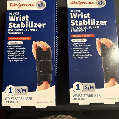 2 Walgreens Wrist Stabilizers Size S/M