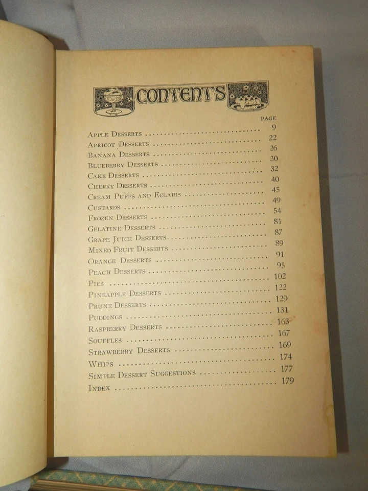 1923 Bettina's Best Desserts Louise Bennett Weaver Helen Cowles LeCron Cook Book - Image 4 of 4
