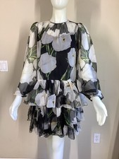 Dolce & Gabbana Silk Floral Print Dress Women’s Size 38