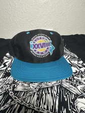 Vintage 90s Super Bowl XXVIII Georgia Dome NFL Dallas Cowboys Snapback Hat