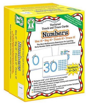Textured Touch and Trace: Numbers: The Best Multisensory Experience for Learning