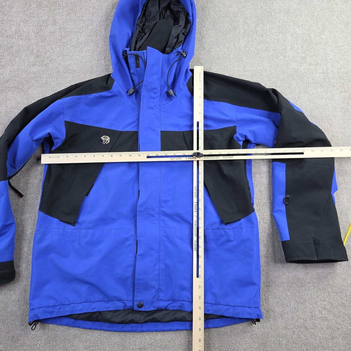 Mountain Hardwear Jacket Mens Medium Blue Gore-Tex Hooded