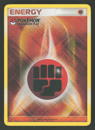 English NM Fighting Energy (2009 Unnumbered POP Promo) 2009 PR Holofoil Pokemon