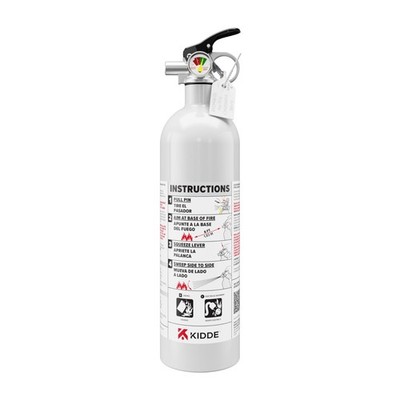 Kidde Fire Extinguisher for Boats, Single-Use 5BC 1 Pack, White 