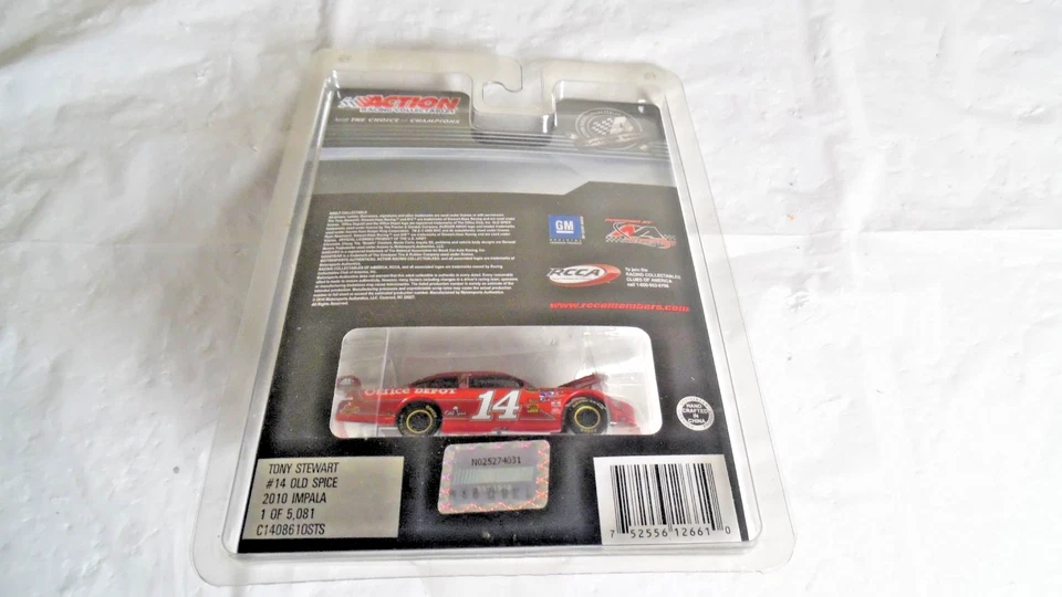 Action Collectables Nascar Tony Stewart  14 39 1;64Scale Stock Car NIB /Sealed - Image 2 of 2