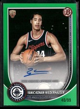 2025-26 Bowman Basketball GREEN AUTO /99 RVA-YK Yanic Konan-Niederhauser RC