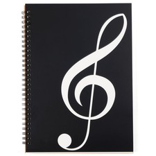 Blank Sheet Music Notebook, 160 Pages Composition Staff Paper Notebook, Manus...