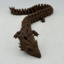 3D Articulated Dragon Brown Fidget Toys Home Office Decor 15  