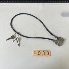 70’s ? Squires England No 26 Bike Lock With two keys C033