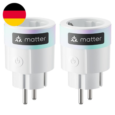 Switchbot Plug Mini 2Er Pack, Matter-Fähig Mit Leistungsüberwachung, WLAN Steckd