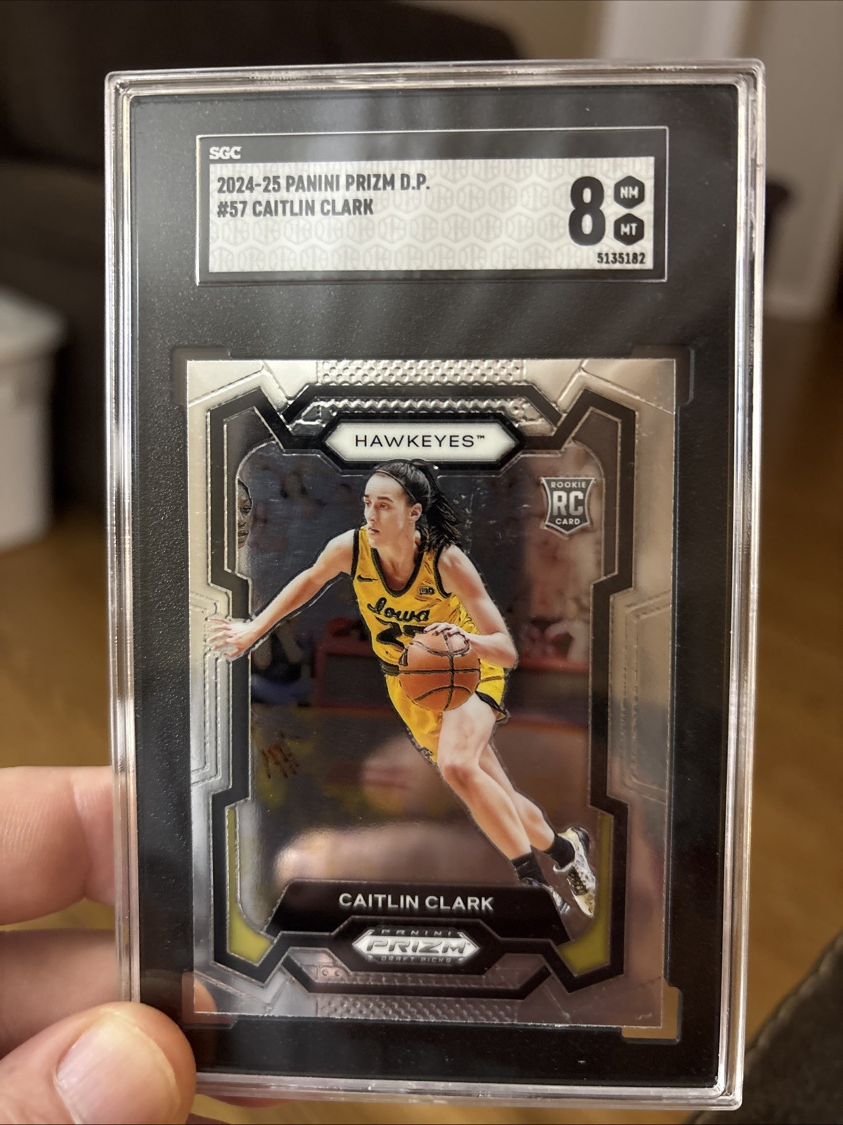 2024 Panini Prizm Draft Picks - Caitlin Clark #57 Silver Prizm (RC)