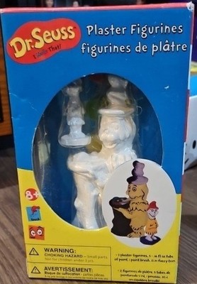 Colorbok Dr. Seuss The Lorax Paintable Plaster Figurines Kit White 65135FP