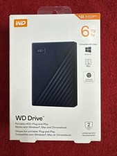 WD Drive Portable 6 TB HDD External Hard Driv...