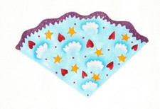 Hand-Painted Needlepoint Canvas Melissa Shirley Vintage Dated 2006 Hearts, Stars