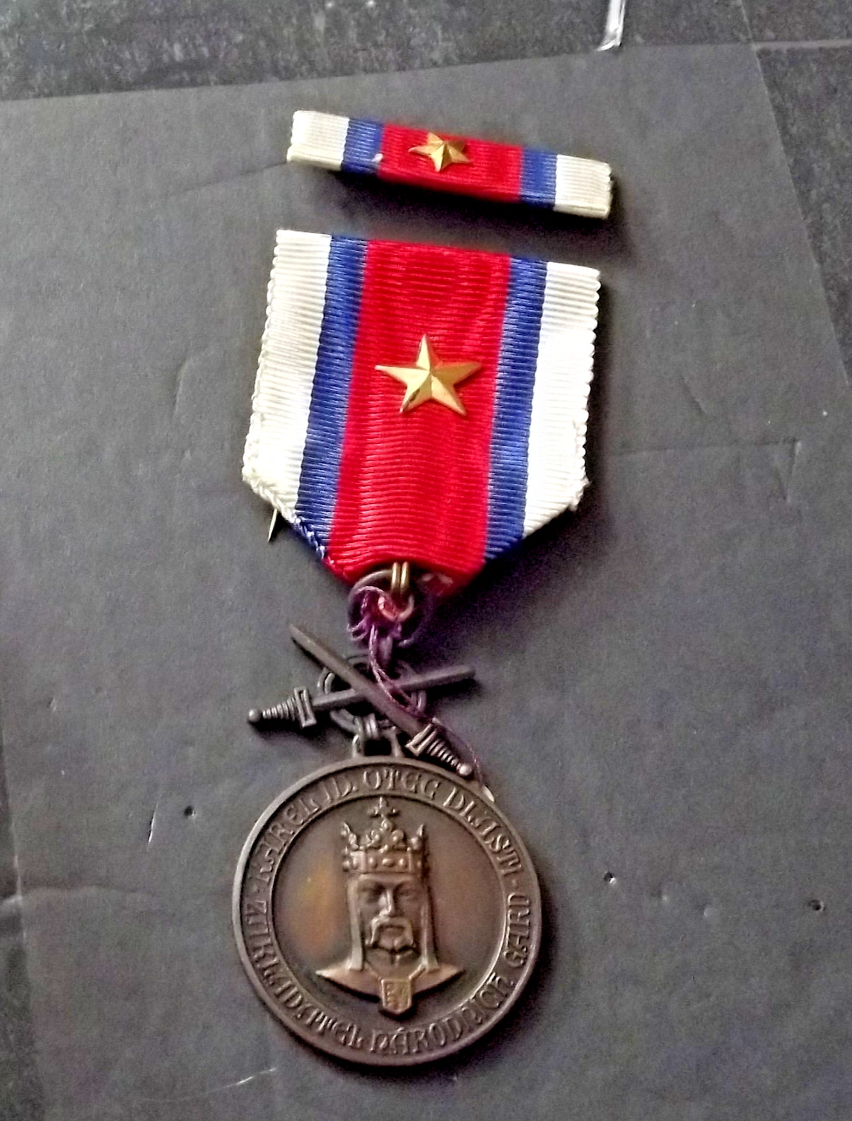 Czechoslovakia FOUR Original National Guard Medals WW1 Full Size Original