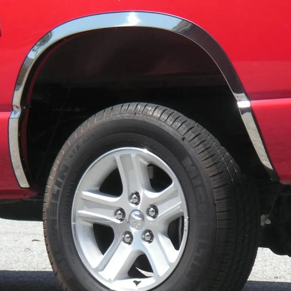 For Dodge Ram 3500 2006-2009 QMI 235033 Polished Fender Trim - Изображение 2 из 4