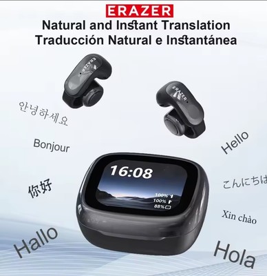 ERAZER XF28 Open-ear Translation True Wireless Bluetooth 6.0 Clip-on Earbud