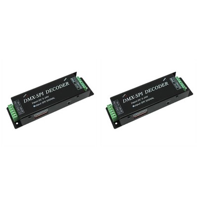 2X DMX200 SPI  LED Controller  zu Decoder für 2801 6803 2812 2811 Lichtband8464