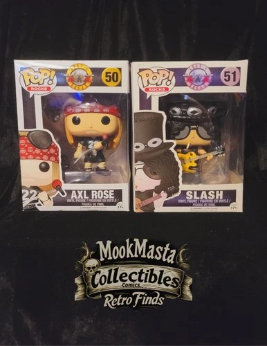 Funko Pop! Rocks / Axl Rose #50 & Slash #51