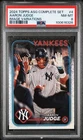 2024 Topps All-Star Game Bonus Aaron Judge Image Variation SSP PSA 8 MVP