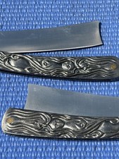 2 Navajas de Bolsillo Sweeney Todd Estilo Hoja Recta Barbero Navaja de Afeitar Sin Usar