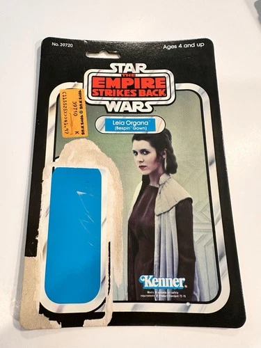 1980 Star Wars, Princess Leia Organa  Bespin Gown Card Back ONLY ￼