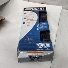 Tripp Lite TLP615B 790 Joules 6-Outlet 15' Cord Black Surge Protector