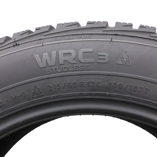 215 60 17C 4x NOKIAN 215/60 R17C 107T WRC 3 Winterreifen 2019 7,8-8,2mm Wie Neu - Bild 6 von 6