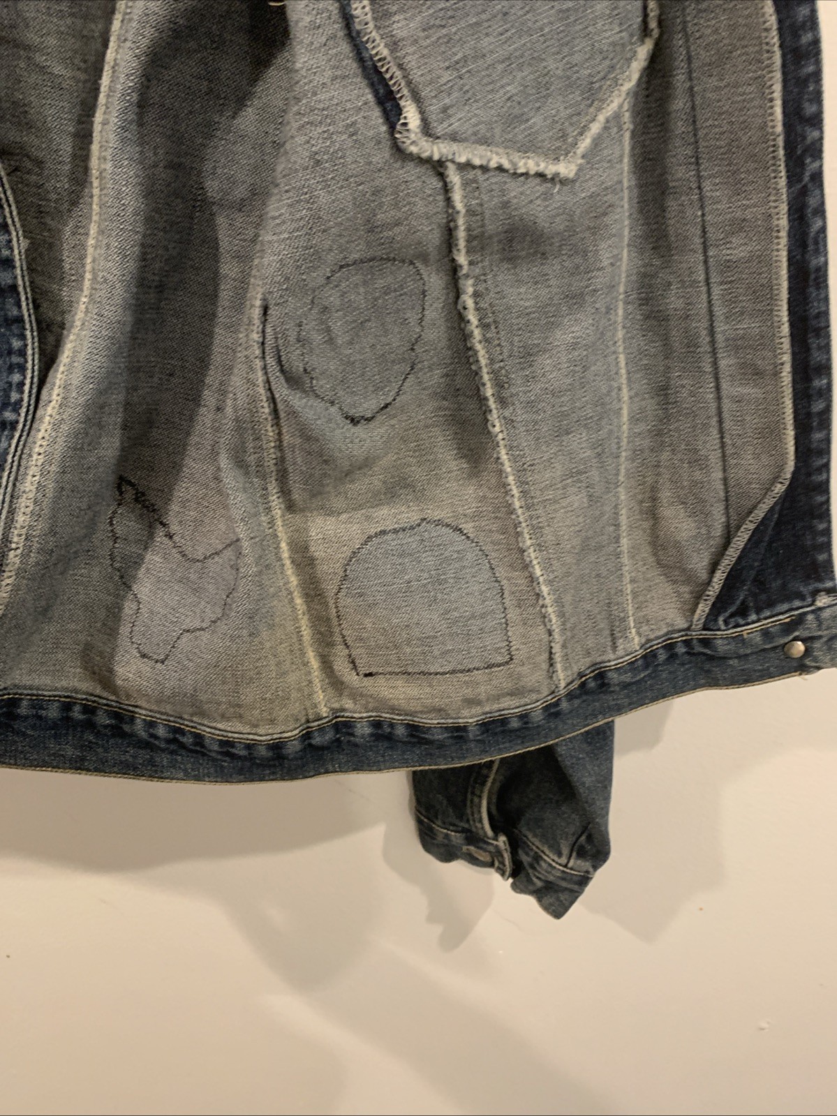 Customized Denim Jacket Biker Patch Pins Harley D… - image 13