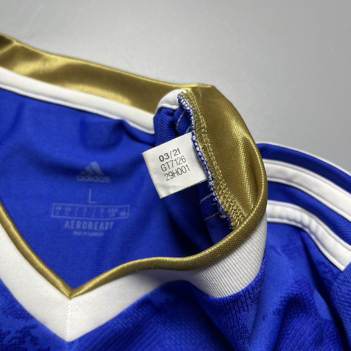 LEICESTER CITY ADIDAS 2021/2022 SOCCER HOME JERSEY #9 VARDY SIZE