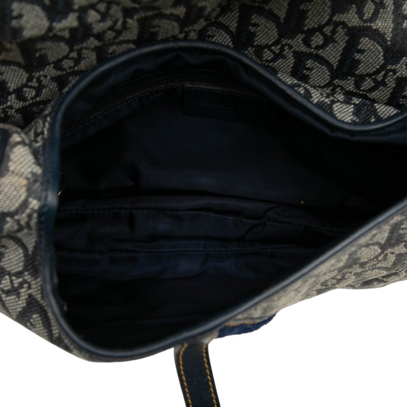Dior Oblique Saddle bag Handbag One Shoulder Bag Women 【Used】 thumbnail 4