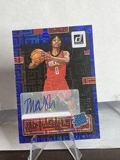 2022-23 Donruss TyTy Washington Rated Rookie Auto Blue Choice /49 #229 Rockets