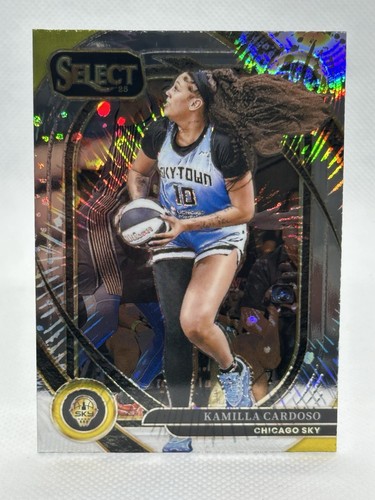 2025 Panini Select WNBA Kamilla Cardoso Silver Party Prizm Courtside Case Hit