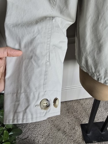 GAP light Beige Collared Jacket Sz L - Picture 6 of 9