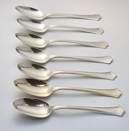 (7) Wallace WASHINGTON Sterling Silver 5 3/4" Teaspoons - NO MONO - 174g