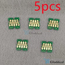 5 colors one time cartridge chip for epson t3000 t5000 t7000 t3270 t5270 t7270