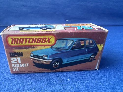 MATCHBOX SUPERFAST - 1976 #21 RENAULT 5TL - YELLOW LE CAR *BEAUTY* MIB🔥 - Picture 2 of 12