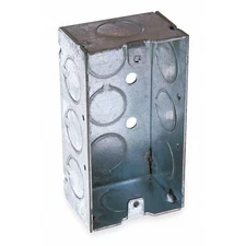 Raco 670Rac Electrical Box, 16.5 Cu In, Handy Box Type, 1 Gang, Galvanized