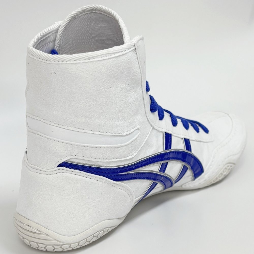 ASICS Wrestling Boxing Shoes 1083A001 EX-EO TWR900 White Blue Silver Japan oki 3
