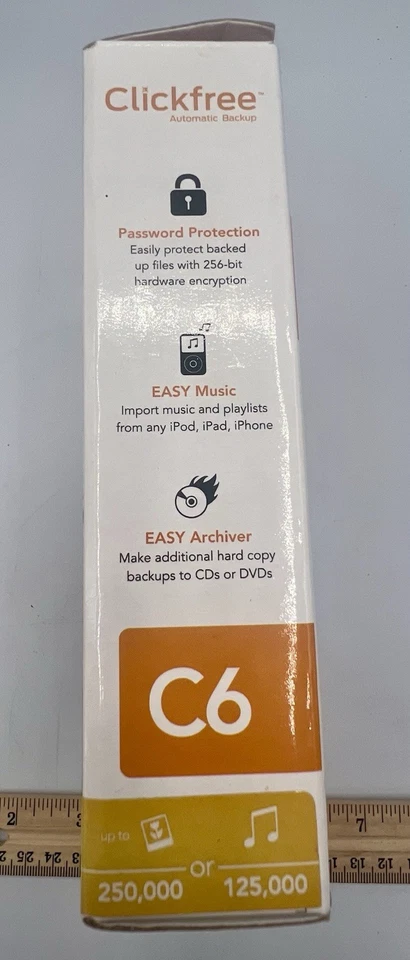 Clickfree Automatic Backup C6 For PC Computer Portable 500GB Storage USB 2011 - Image 2 of 4