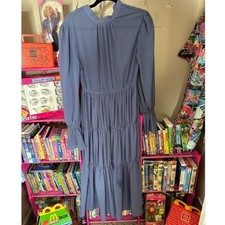 SHEIN BLUE BOHO MAXI DRESS- SIZE M