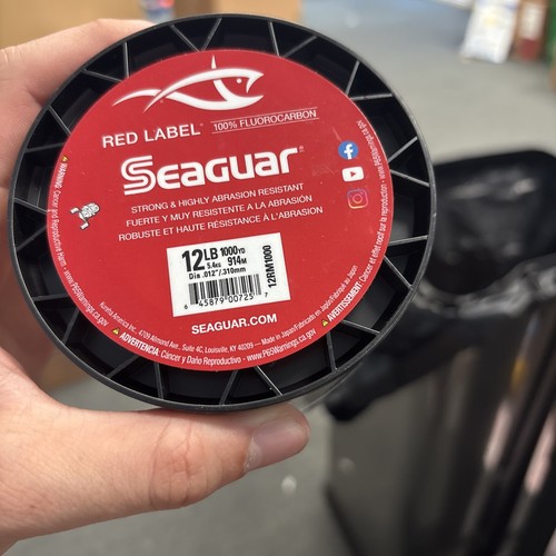 SEAGUAR ETIQUETA ROJA 100 % fluorocarbono 12 lb/1000 yd - Imagen 2 de 2
