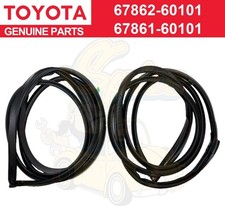 Toyota Genuine Land Cruiser Front Rh Lh Door Weatherstrip Rubber Seal Kit New Toyota Genuine Land Cruiser Front Rh Lh Door Weatherstrip Rubber Seal Kit New