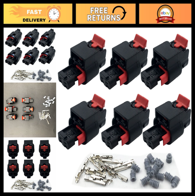 #ad #ad Set of 6 Ignition Coil Connectors for Dodge Chrysler 3.6L V6 PA66 GF15 Compati $35.99