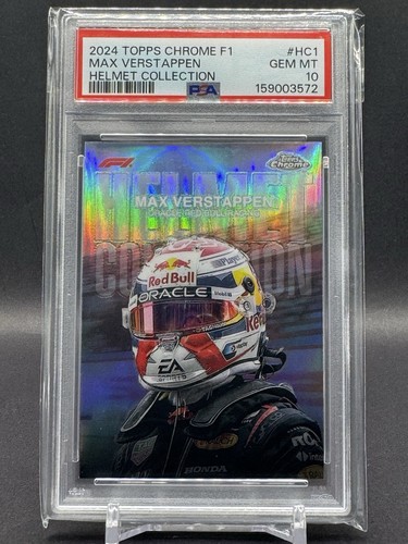 Max Verstappen #HC-1 2024 Topps Chrome Formula 1 Helmet Collection card