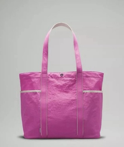 Lululemon Daily Multi-Pocket Tote Bag 20L SOLD OUT POW PINK BONE NEW W/TAGS