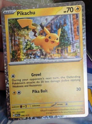 Pikachu 6/15 McDonald's Promos - Holo Promo Pokemon Card Mint | eBay