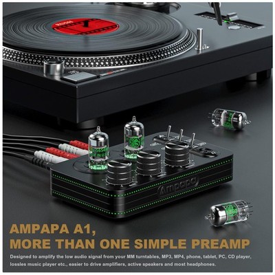 Retro Tube Sound Preamplifier for MM Turntables